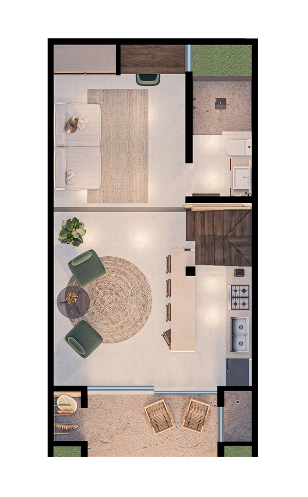 Plano Planta Baja Villa